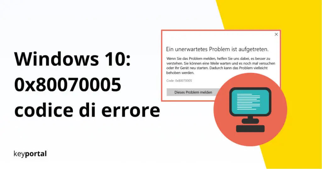 Errore durante l'aggiornamento delle funzioni per Windows 10